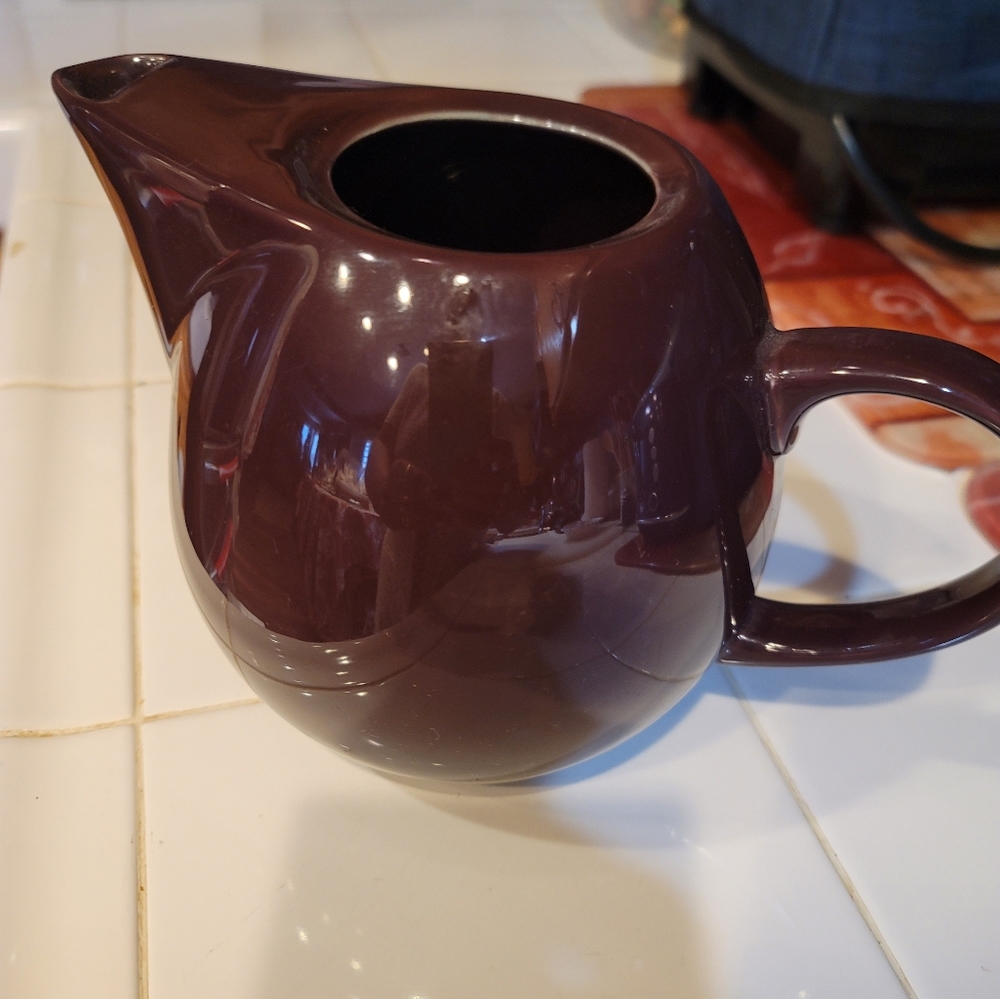 Purple Ceramic Teapot